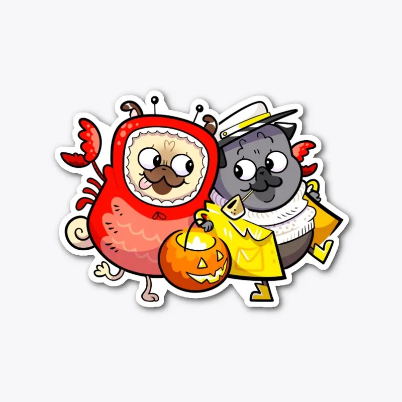 Pugs Party Portland - Sticker 2